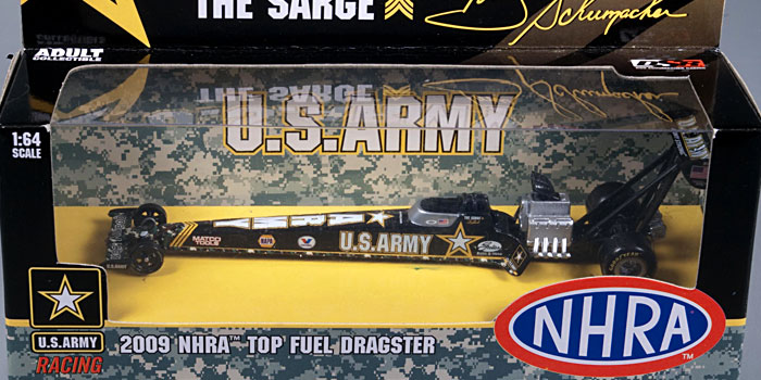 US ARMY-Tony Schumacher, NHRA™ Top Fuel Dragster FOR 2009